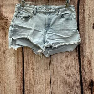 Women's Light Blue Denim Shorts